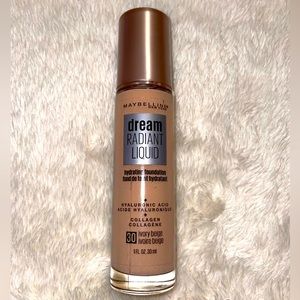 New! Maybelline Radiant Liquid Hydrating Foundation in 30 Ivory Beige